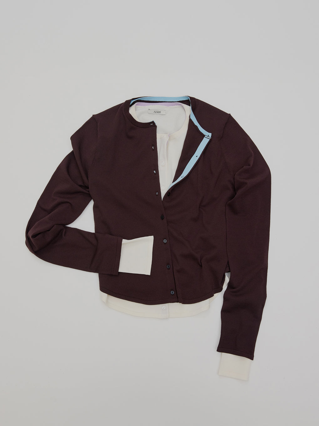 LOW BASIC COMPACT KNIT CARDIGAN