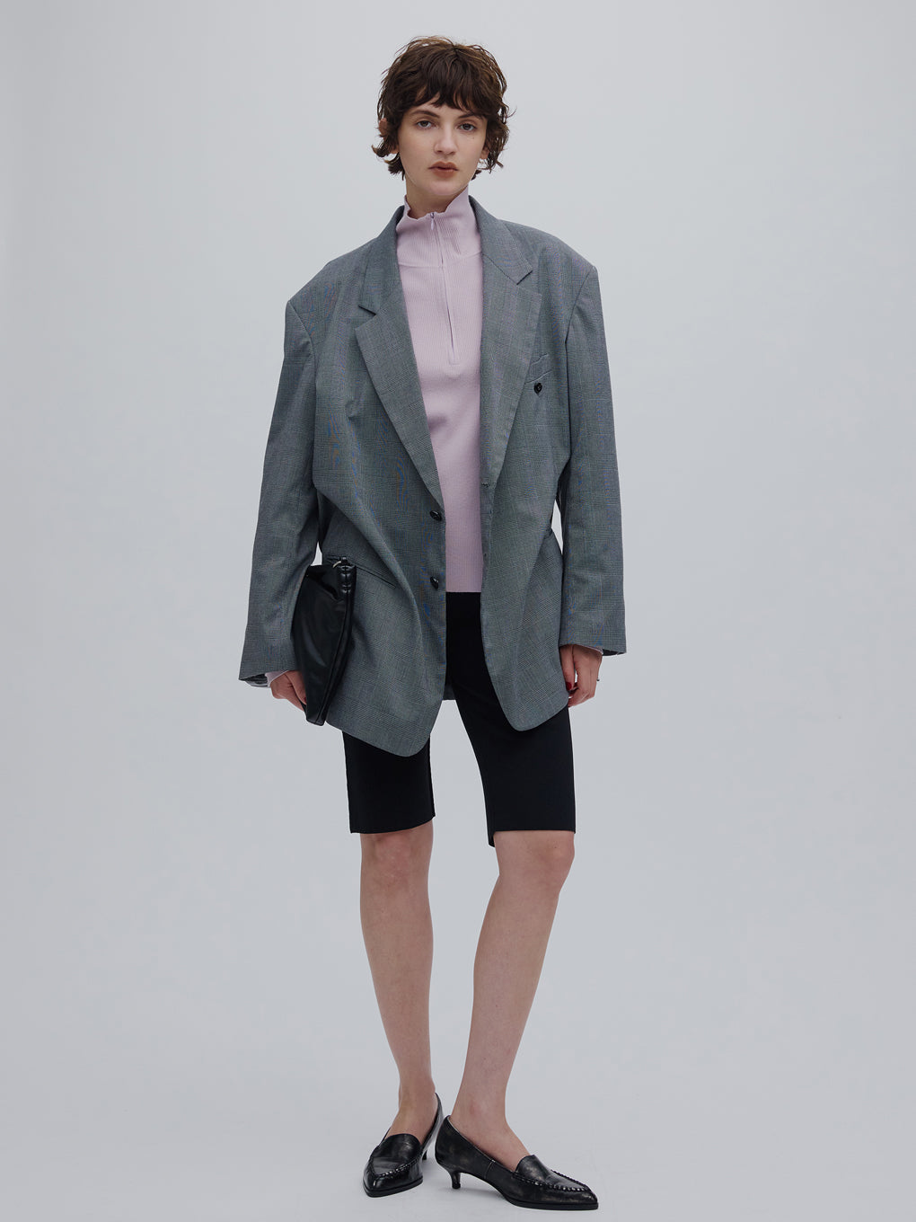 DEFORMATION TACK HOUNDSTOOTH JACKET
