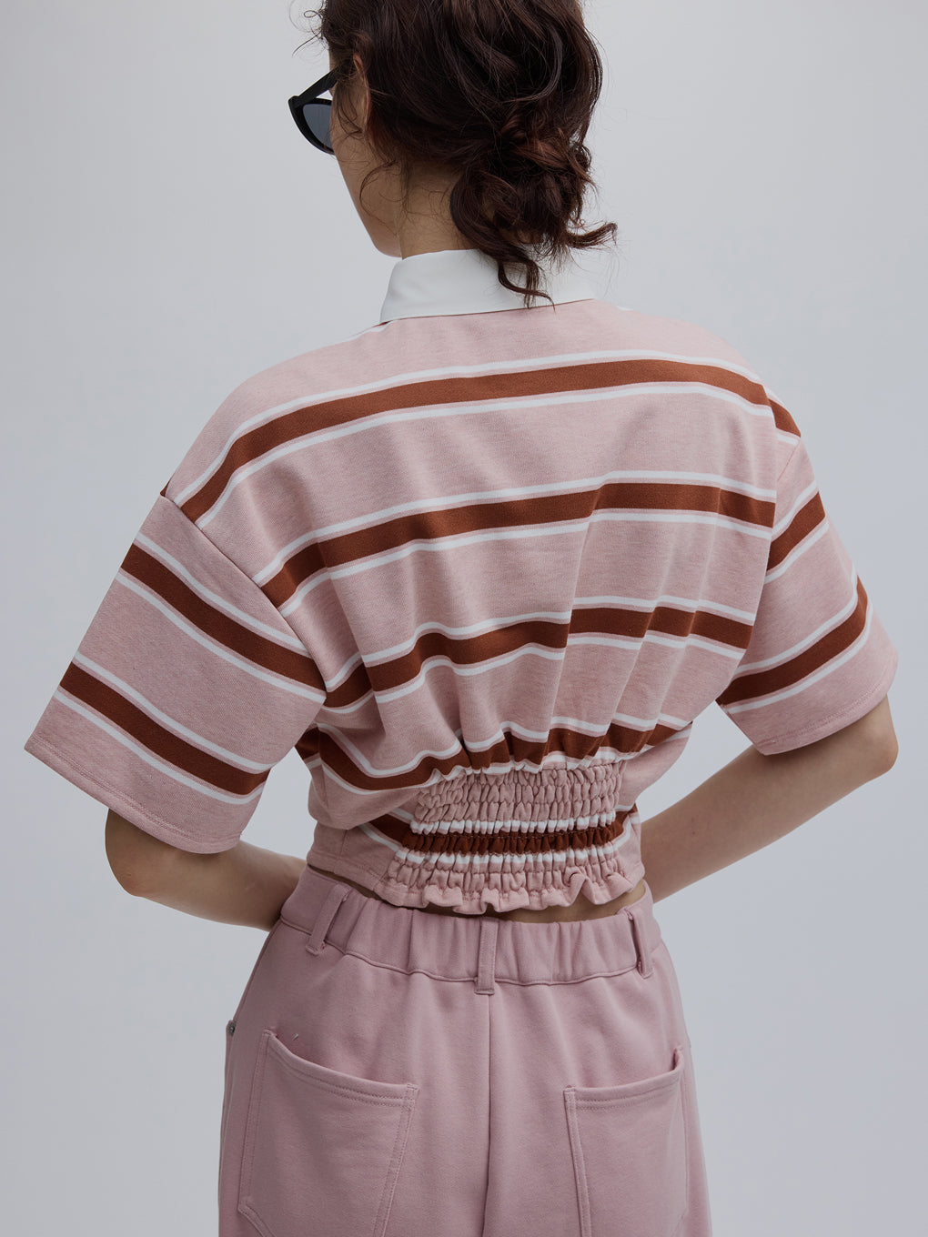 WAIST MARK RUGGER SHIRT TOP