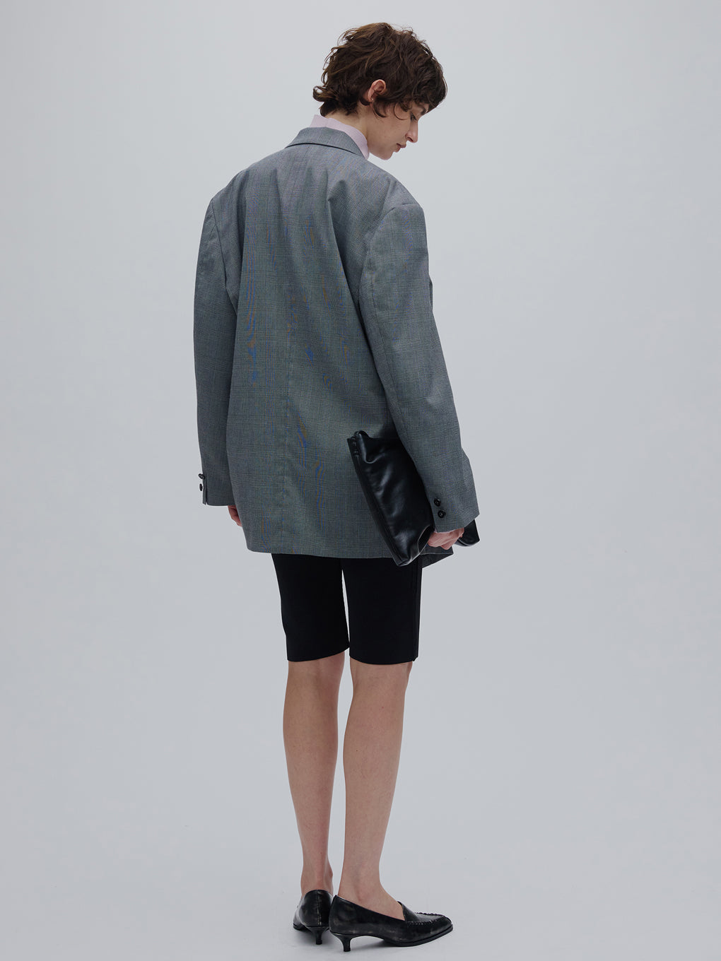 DEFORMATION TACK HOUNDSTOOTH JACKET