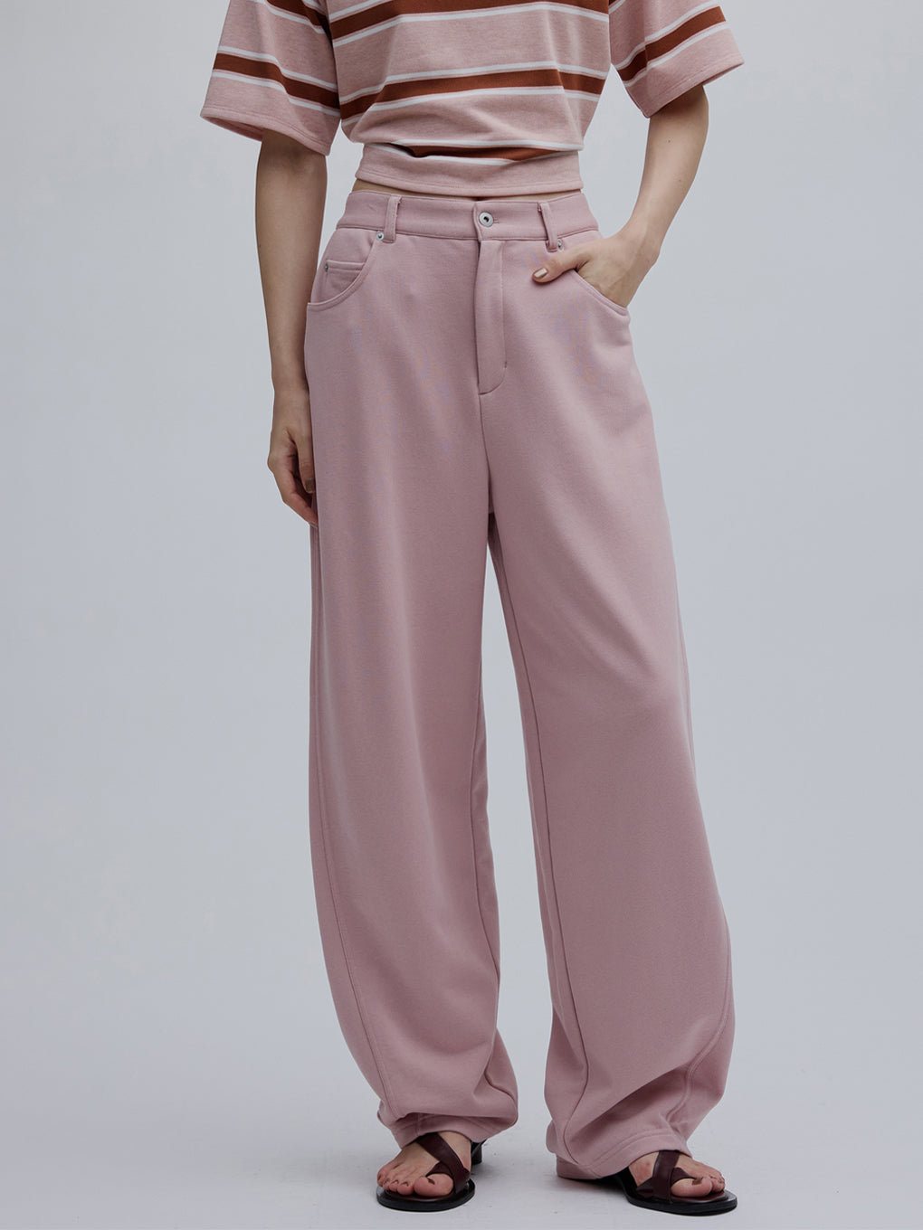 WIDE EGG SWEAT PANTS