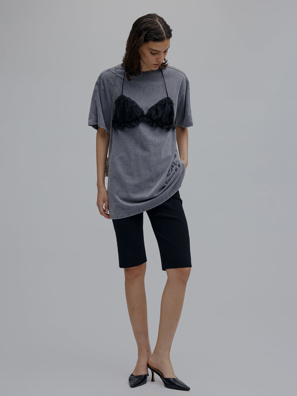 COMPACT BUSTIER DOCKING TEE