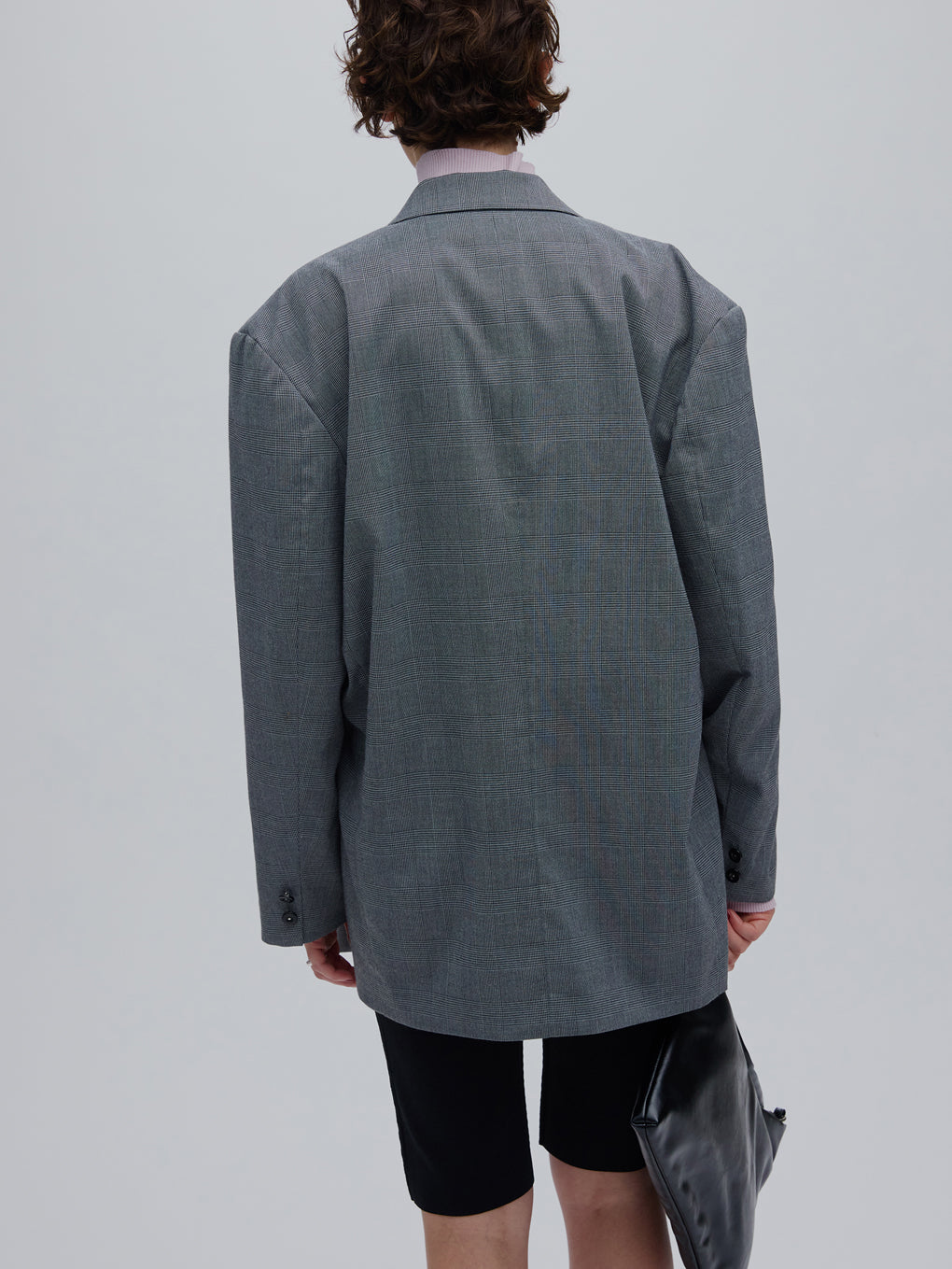 DEFORMATION TACK HOUNDSTOOTH JACKET