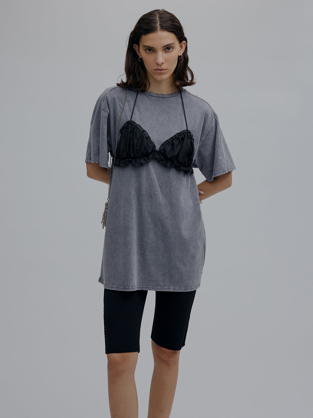 COMPACT BUSTIER DOCKING TEE