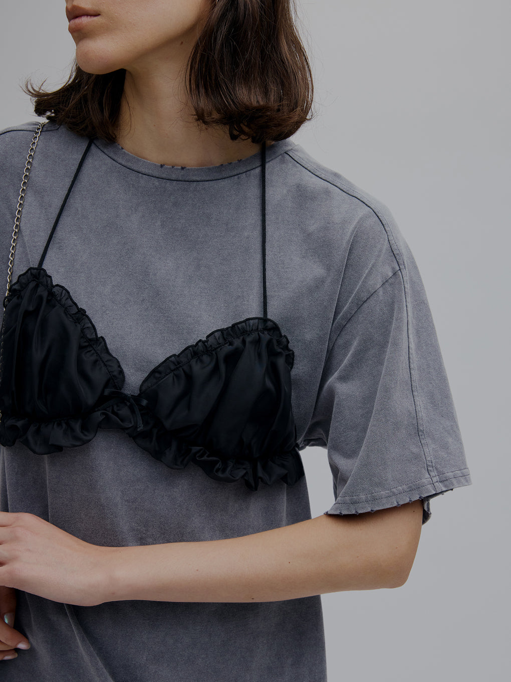 COMPACT BUSTIER DOCKING TEE