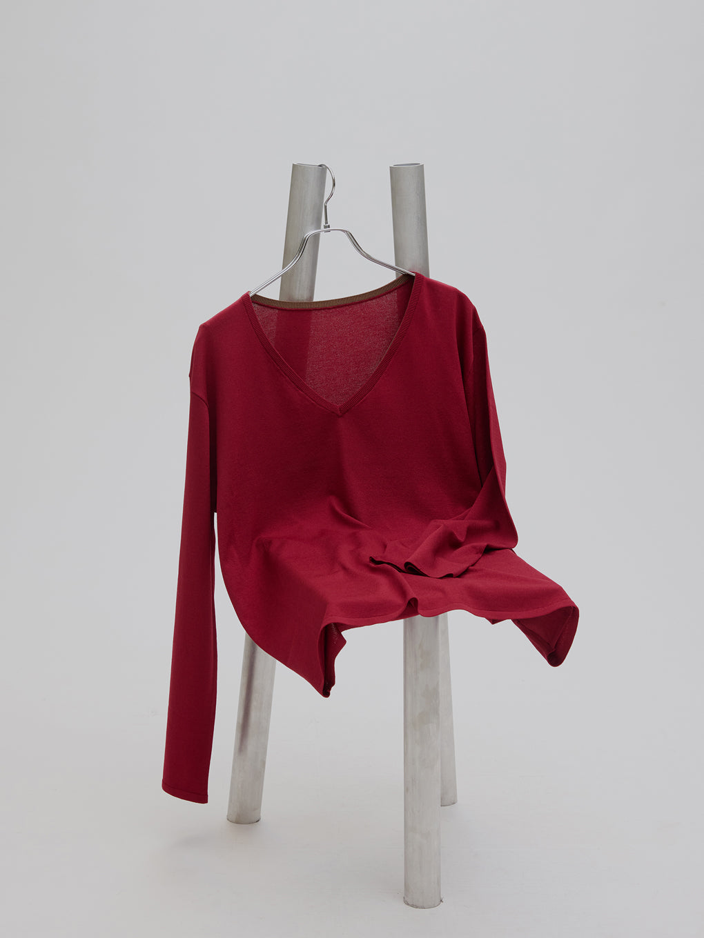 LOW BASIC 2WAY OVER KNIT TOP