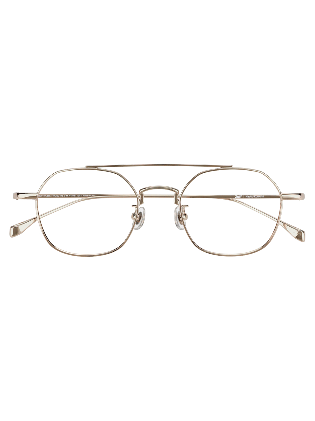Zoff | Naoko Kuroishi  HEXAGON  GLASSES