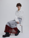 LACE TRIM I LINE SKIRT