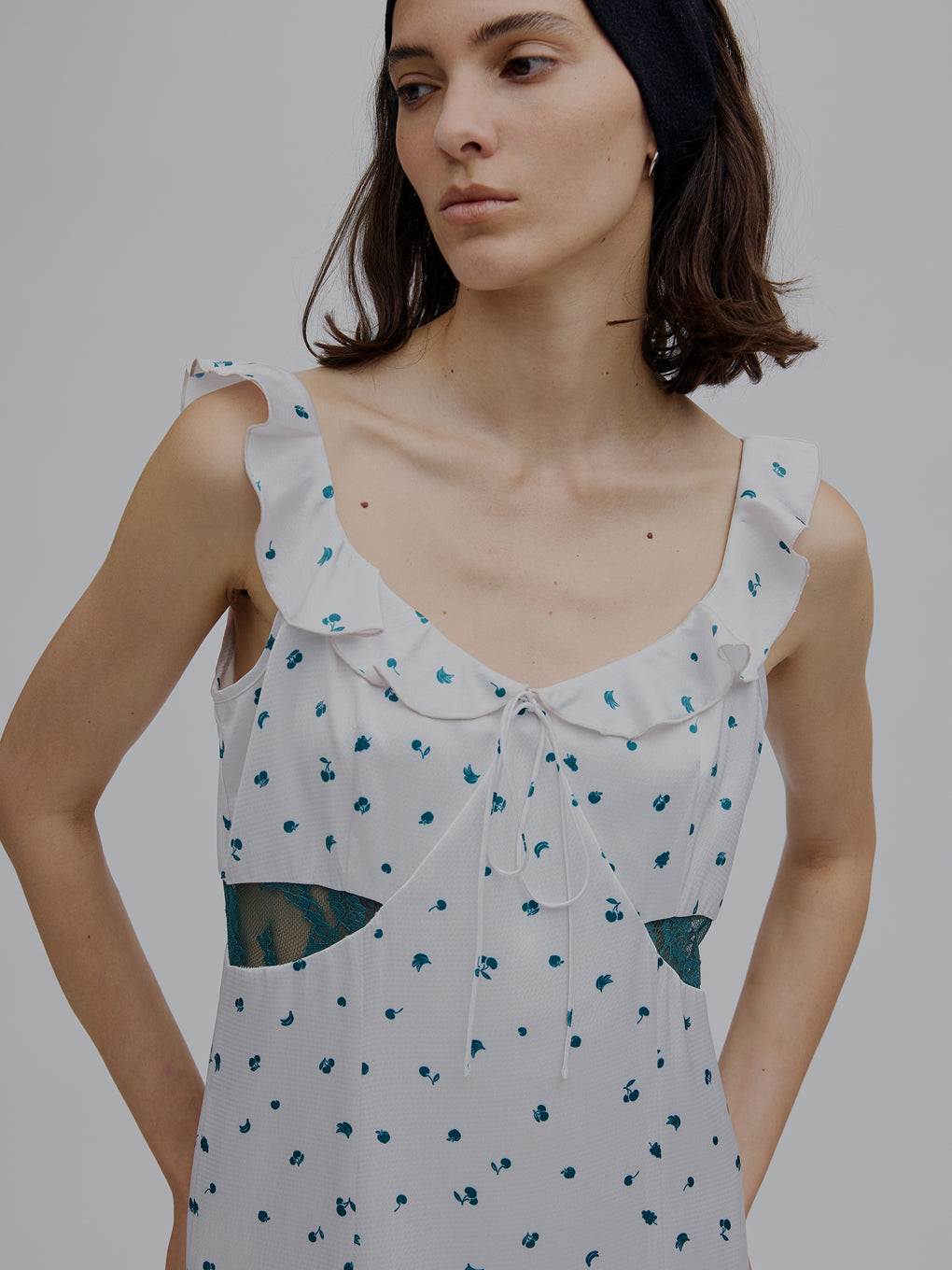 MEDI FRUIT DOT CAMISOLE DRESS