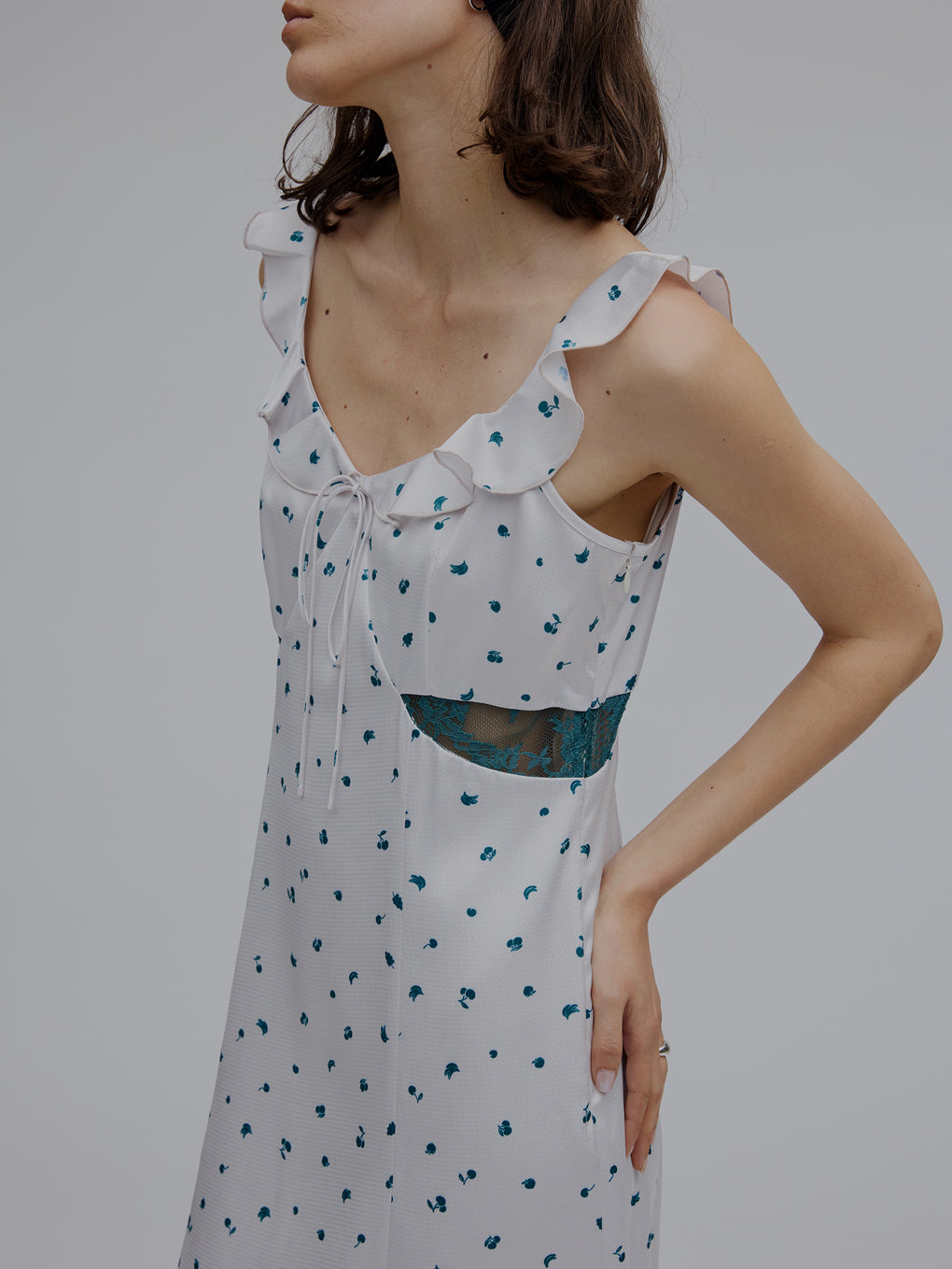 MEDI FRUIT DOT CAMISOLE DRESS