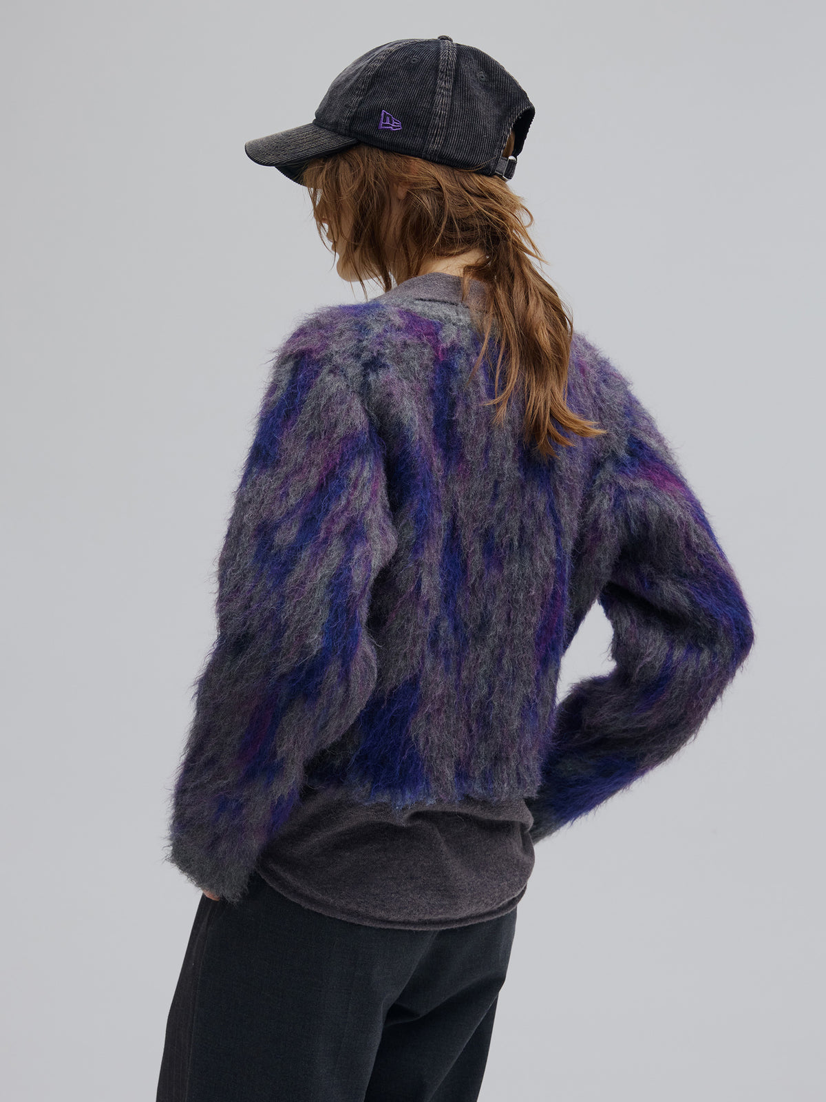 SHERBET JACQUARD KNIT CARDIGAN