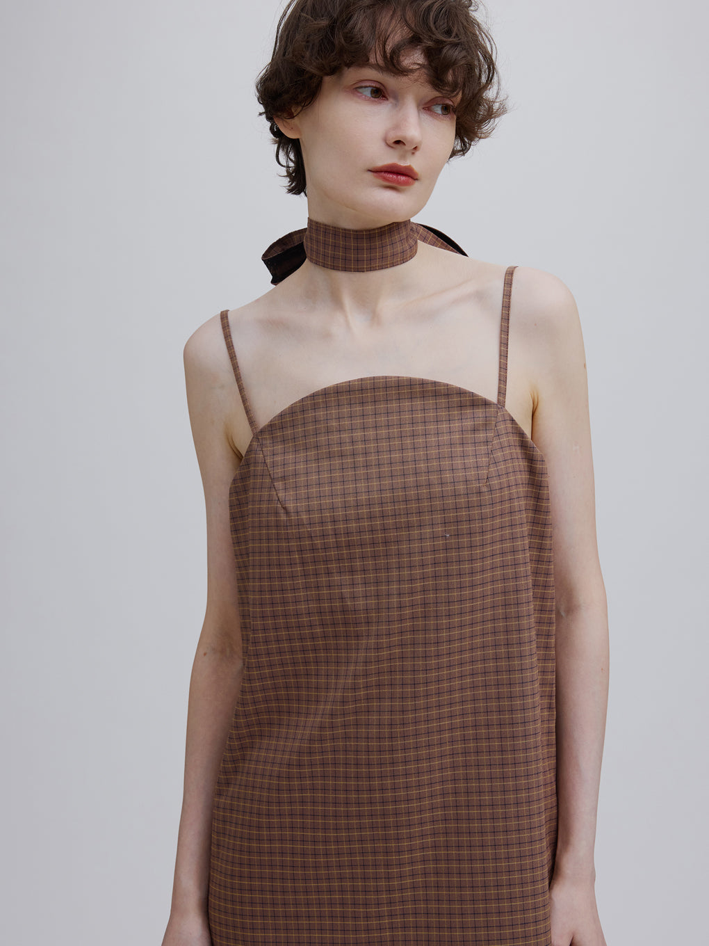 UND JACKET SET CHECK DRESS