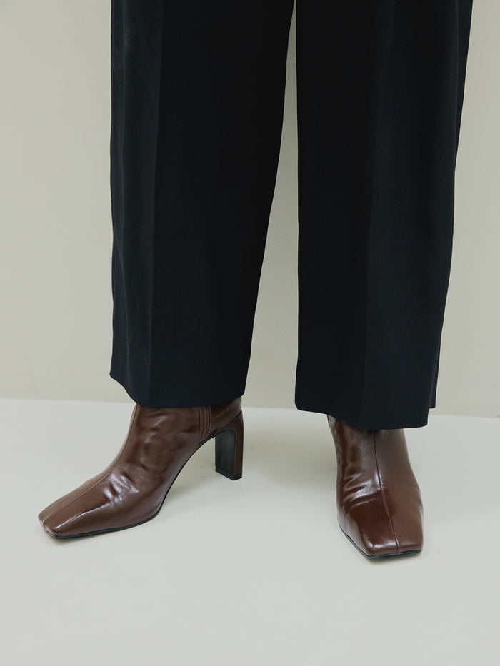 UND SQUARE TOE SHORT BOOTS|アメリヴィンテージ(Ameri VINTAGE)