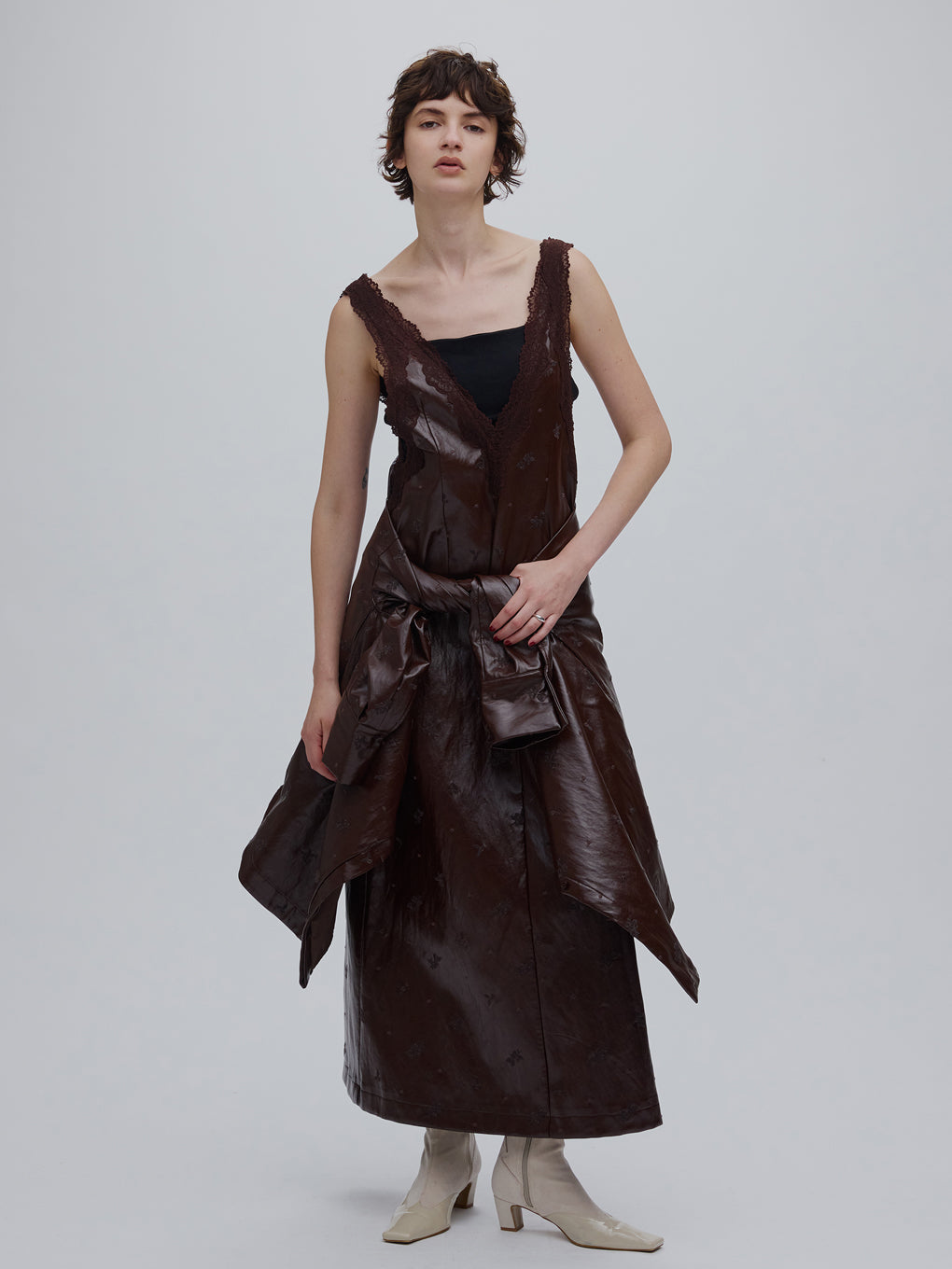 CHRISTINE EMBROIDERY DRESS