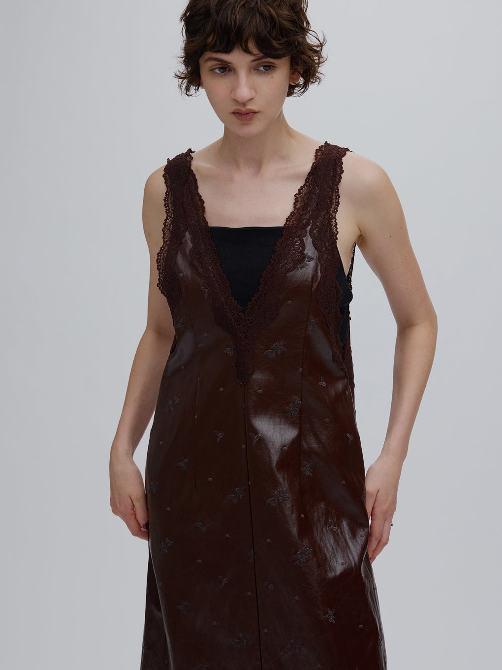 CHRISTINE EMBROIDERY DRESS