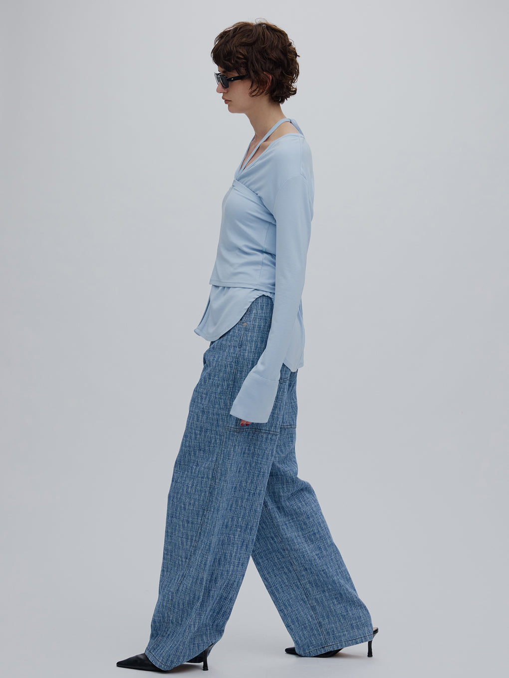 RELAX CUT TOP WITH 2WAY BARE TOP