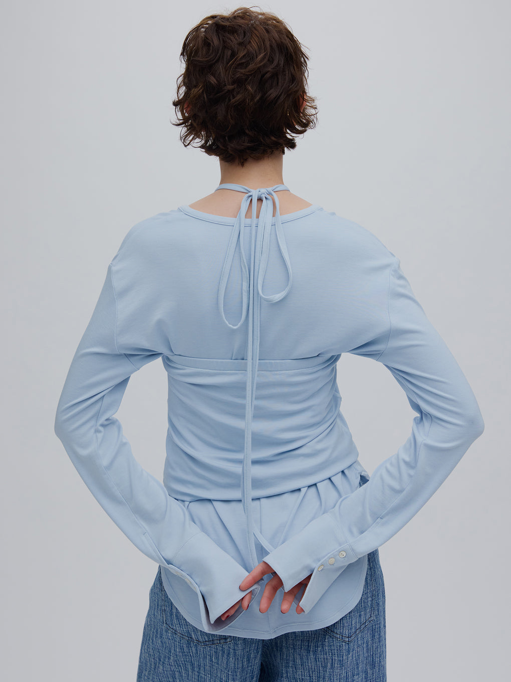 RELAX CUT TOP WITH 2WAY BARE TOP