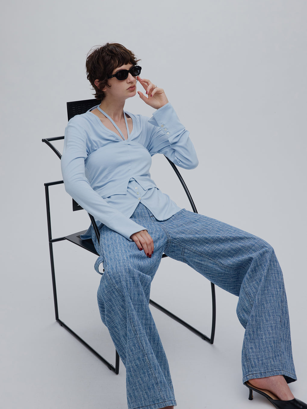 RELAX CUT TOP WITH 2WAY BARE TOP