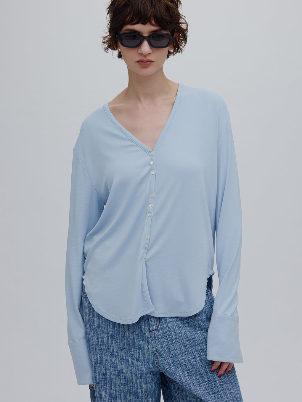 RELAX CUT TOP WITH 2WAY BARE TOP