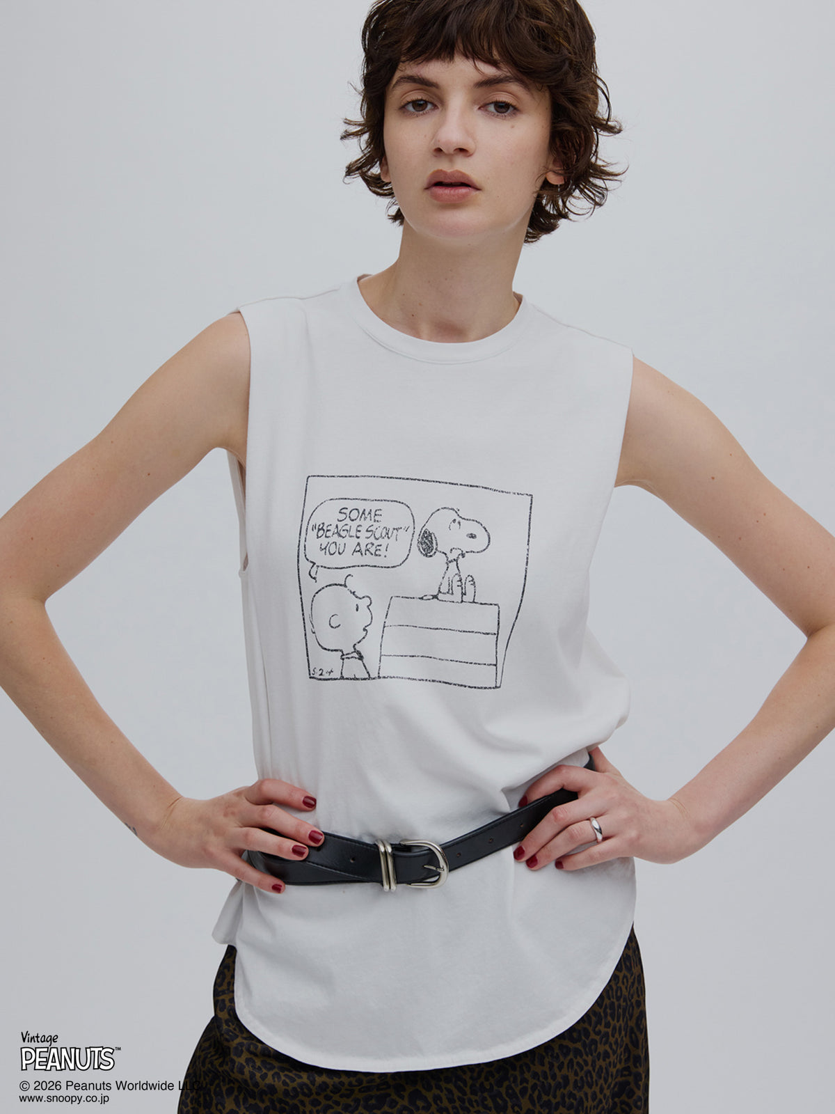 VINTAGE PEANUTS COMIC TANK TOP