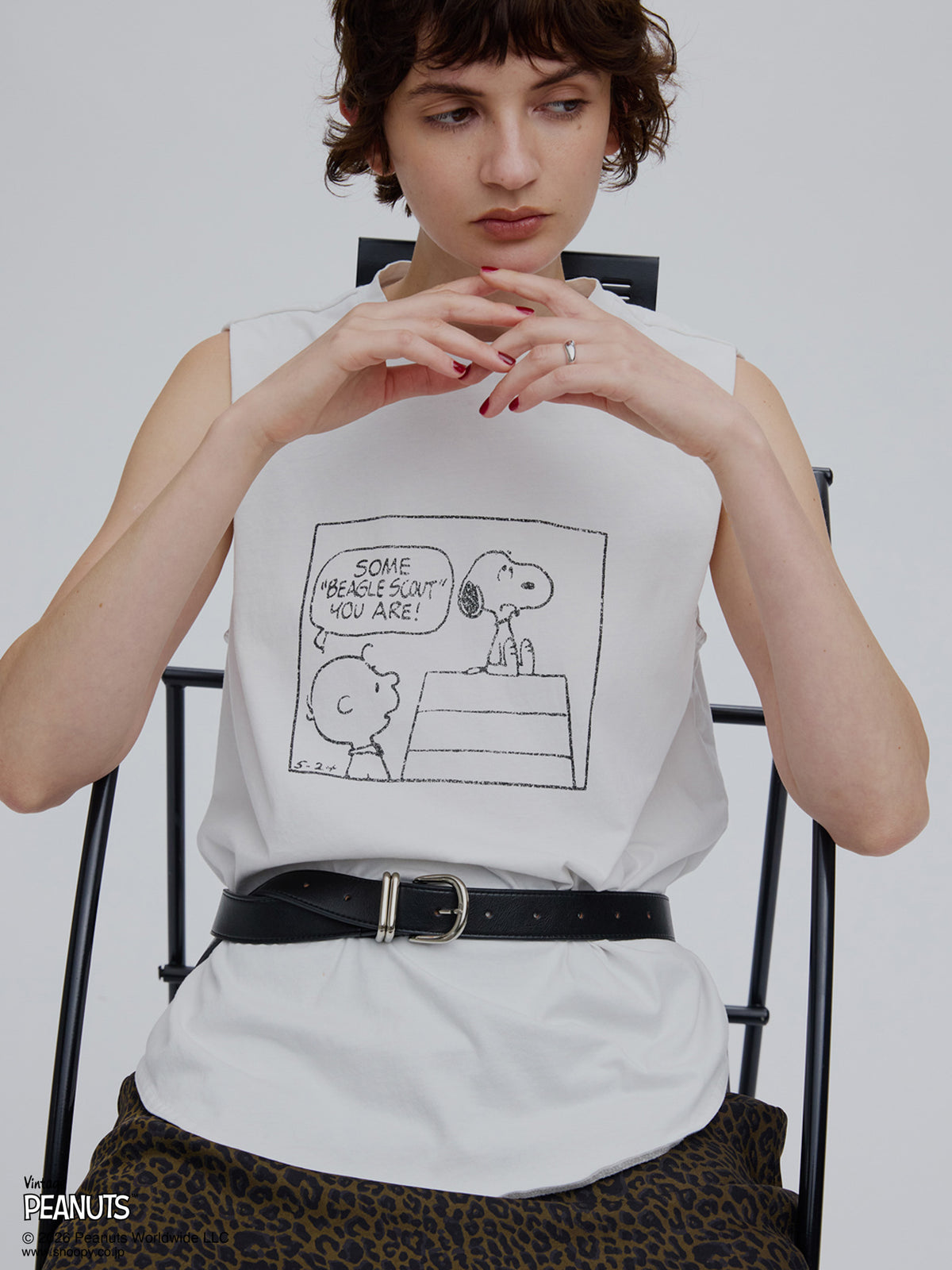 VINTAGE PEANUTS COMIC TANK TOP