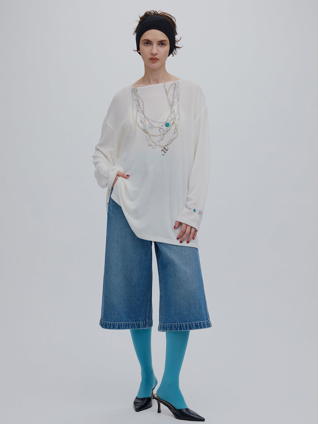 JEWELRY TROMPE L`OEIL TEE