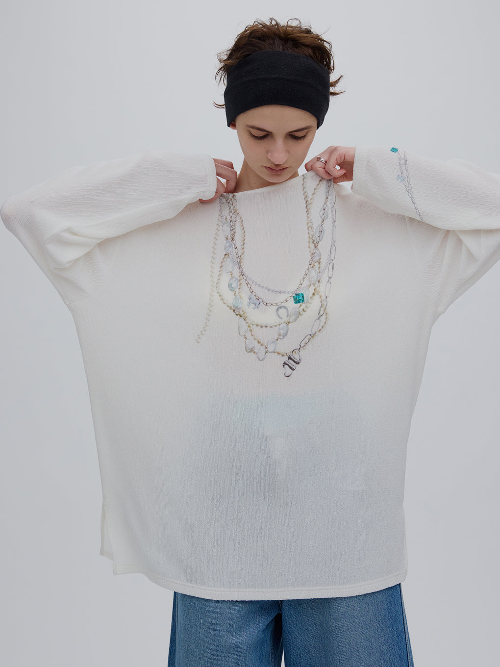 JEWELRY TROMPE L`OEIL TEE