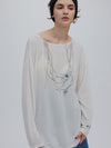 JEWELRY TROMPE L`OEIL TEE