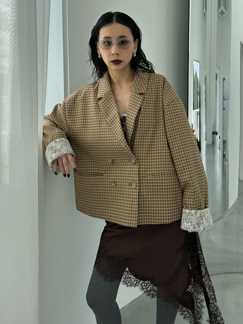 OVER WIDE SHOULDER JACKET