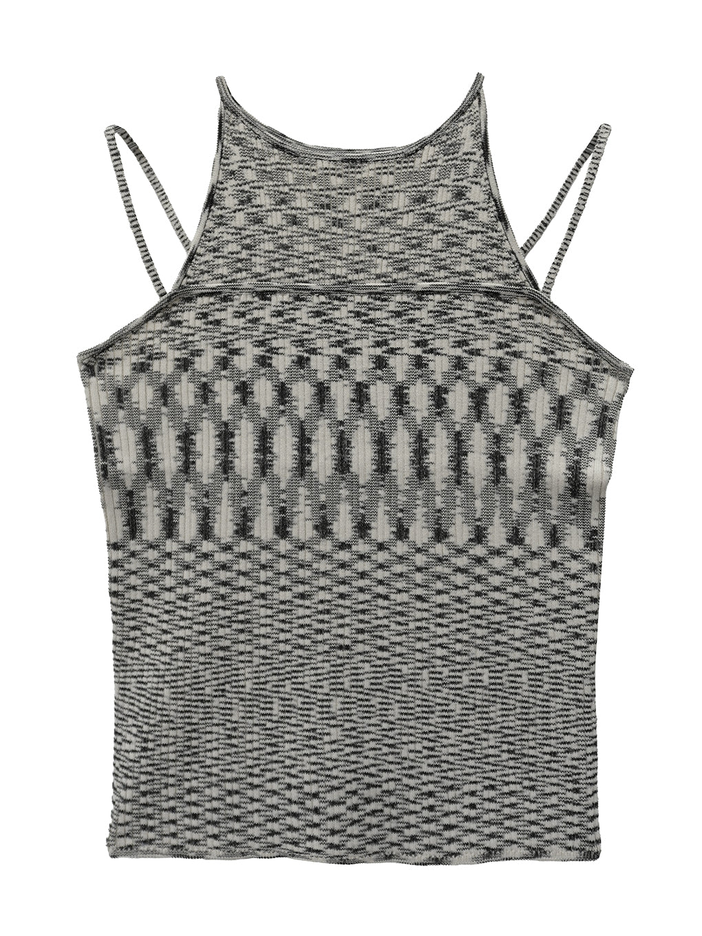 MEDI GRADATION KASURI KNIT TOP