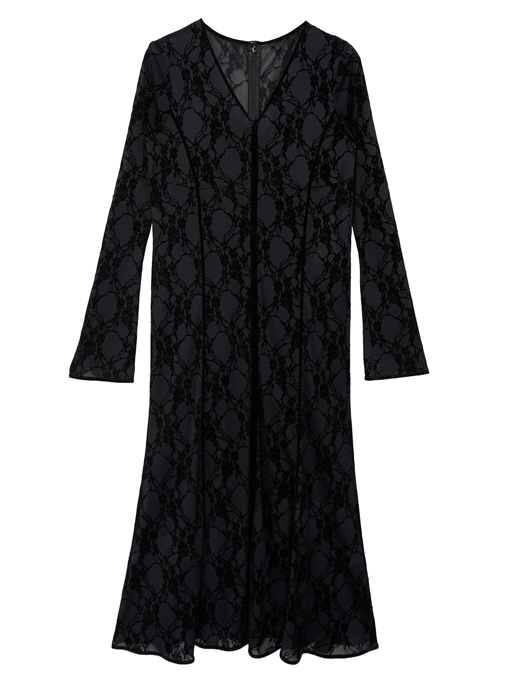 新品タグ付きwillfully dot tulle sheer mermaid SHEER FLOCKY MERMAID DRESS
