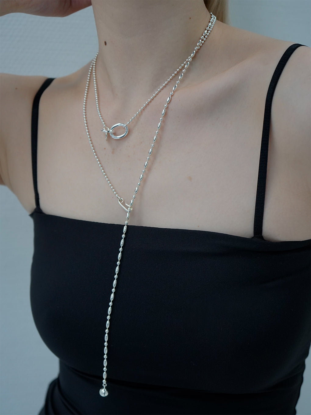 NICKEL FREE MIX CHAIN NECKLACE