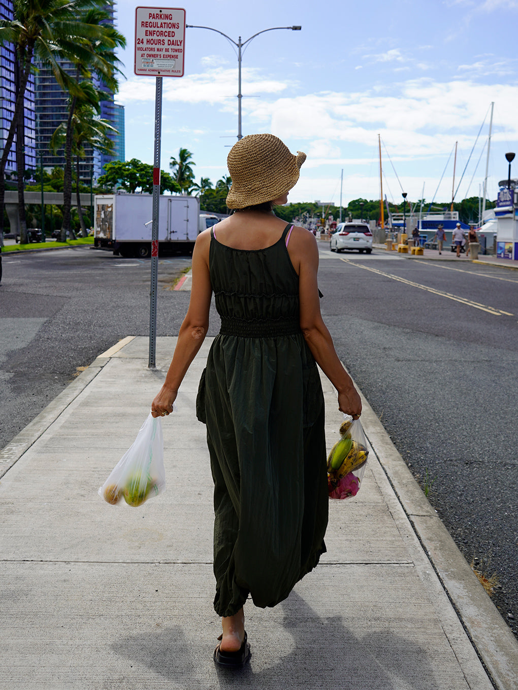 UTILITY BALLOON ZIP DRESS