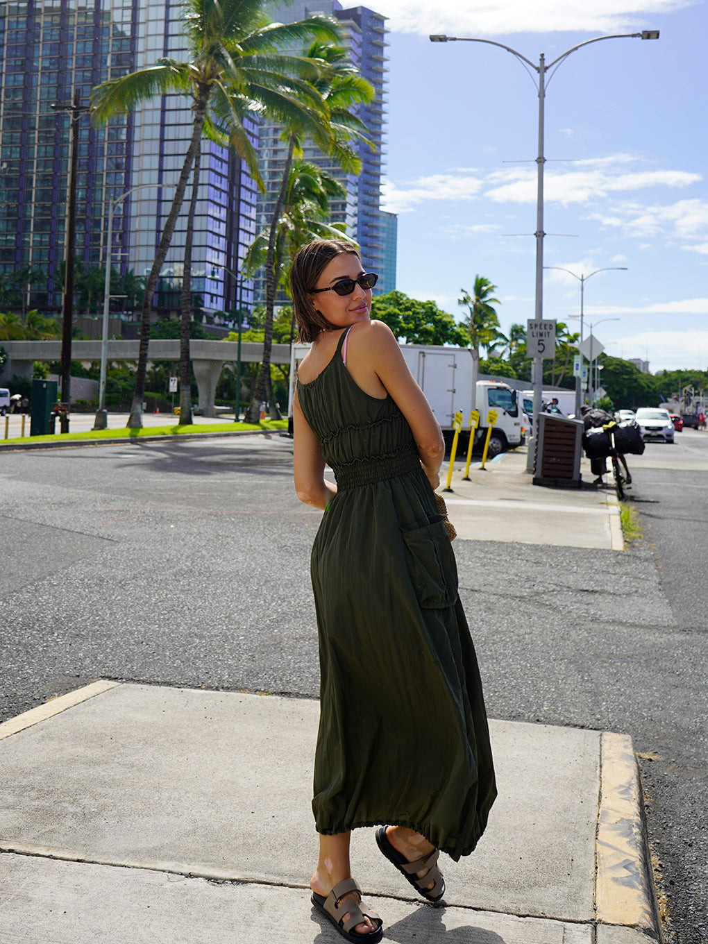 UTILITY BALLOON ZIP DRESS