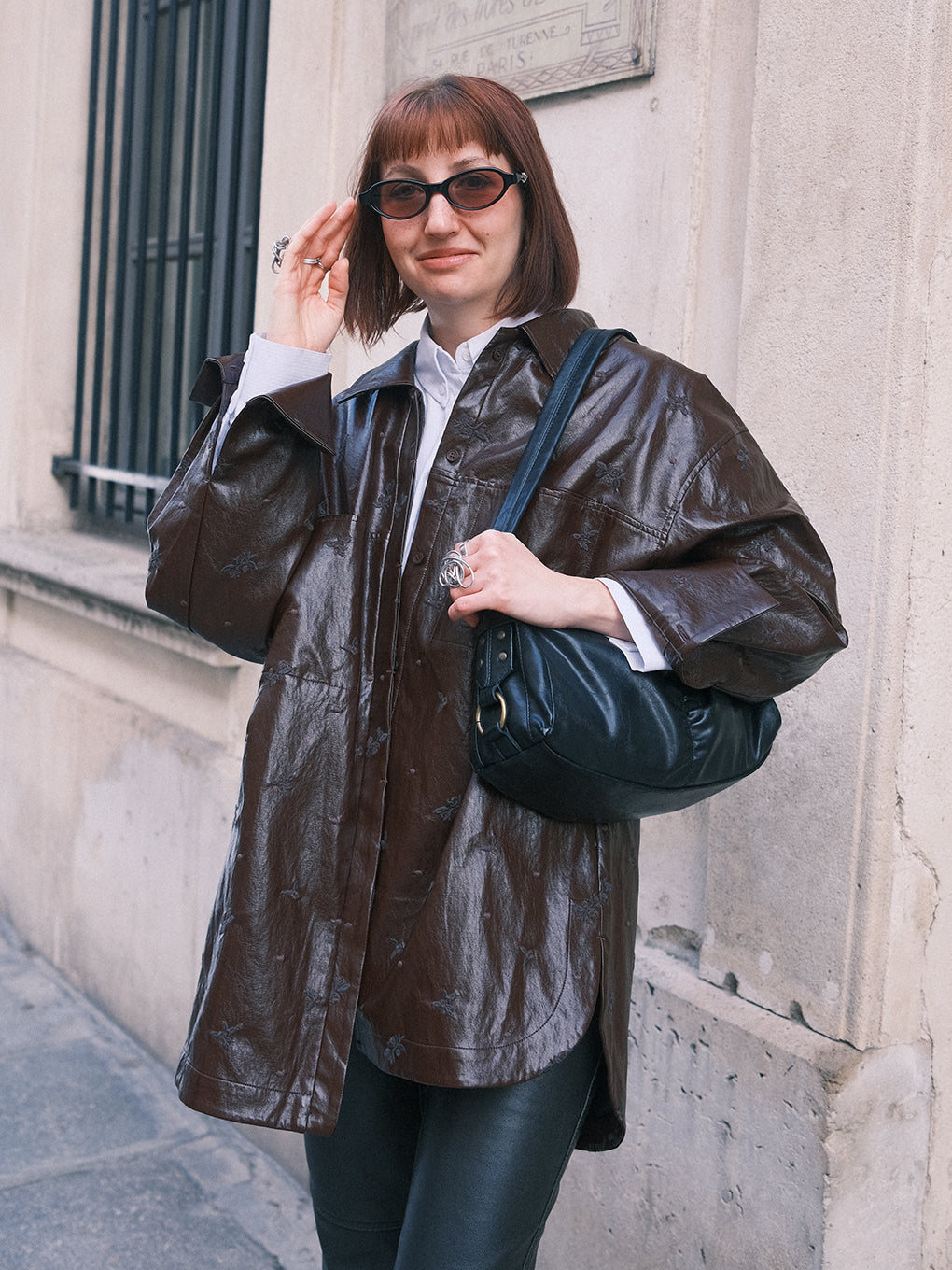CHRISTINE EMBROIDERY SHIRT JACKET