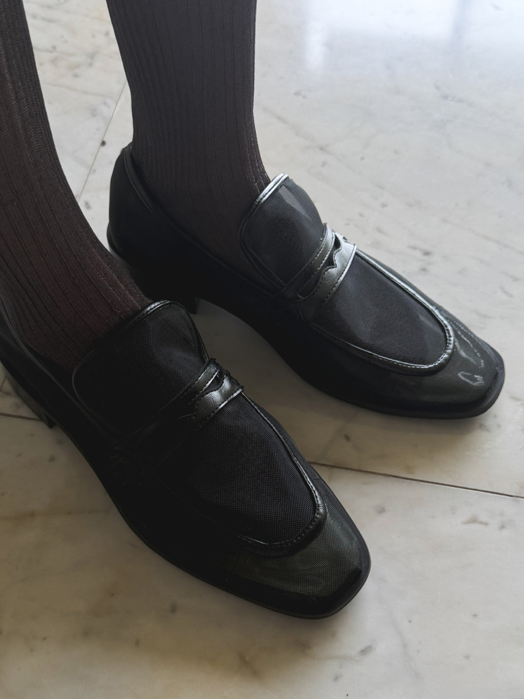 SHEER TULLE CLASSIC LOAFER