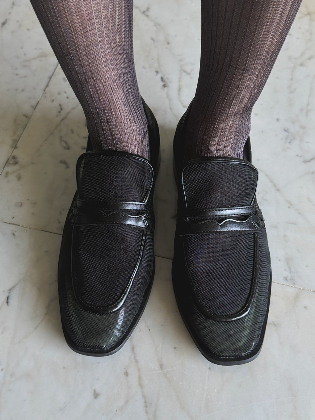 SHEER TULLE CLASSIC LOAFER