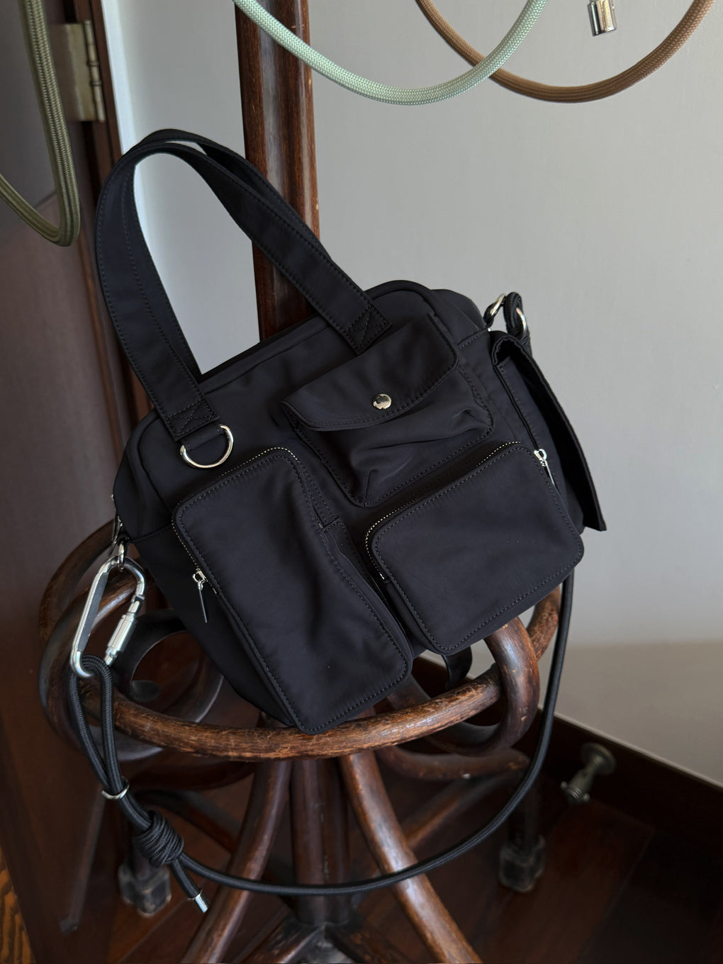 MILITARY SQUARE HANDBAG