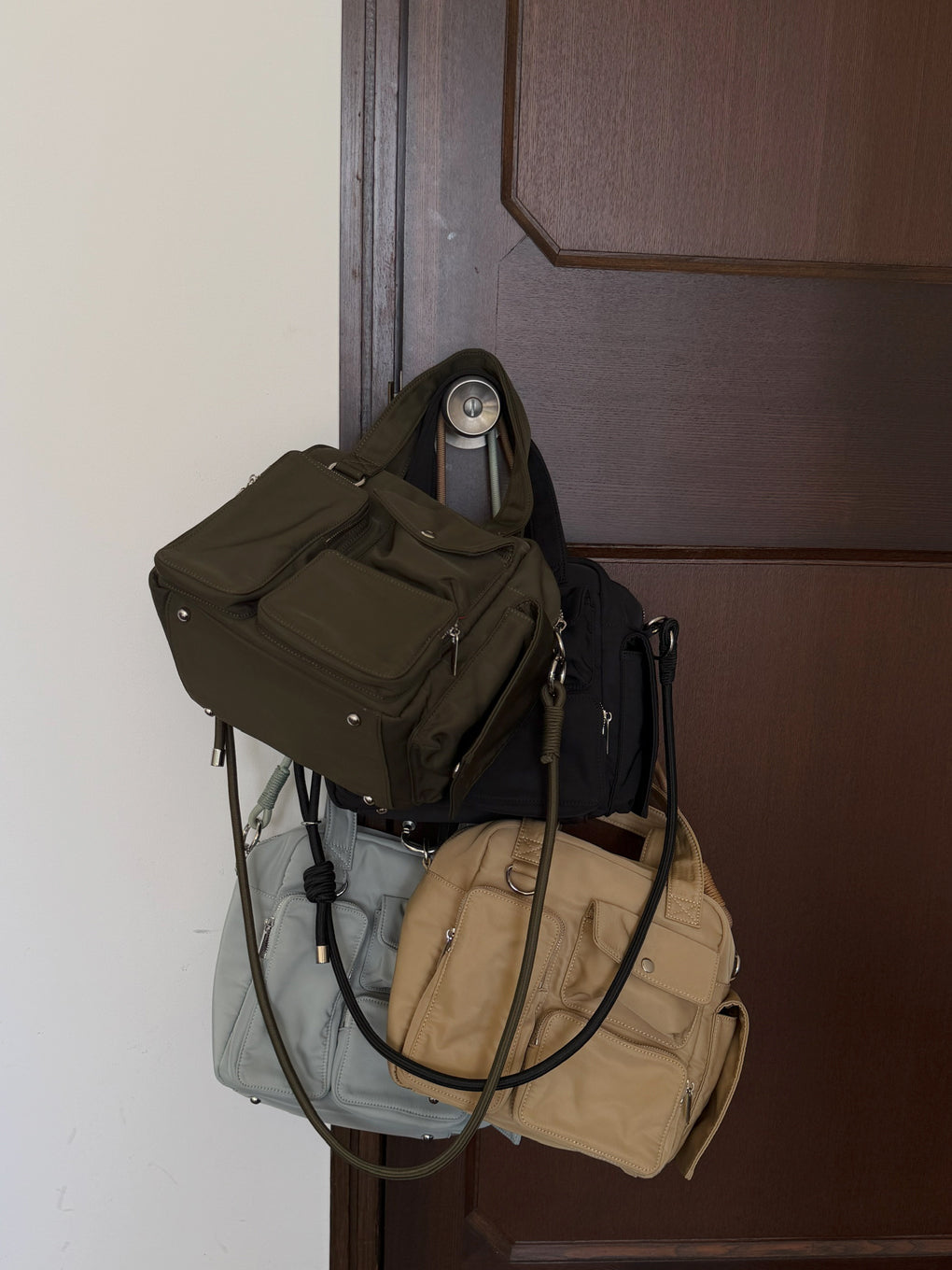 MILITARY SQUARE HANDBAG