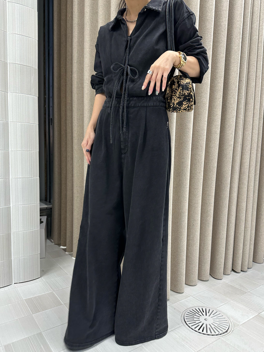 2WAY RIBBON CUT ROMPERS