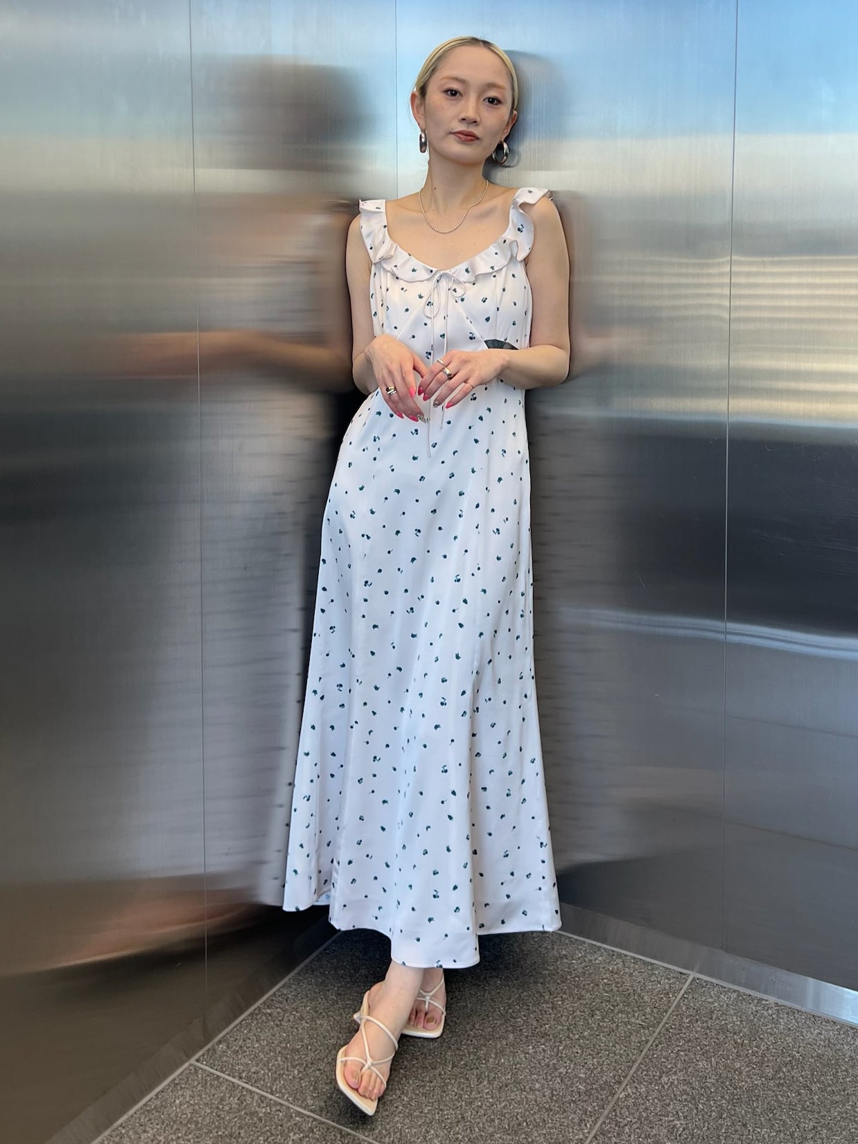 MEDI FRUIT DOT CAMISOLE DRESS