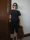JERRY SHEER TWEED BLOUSE