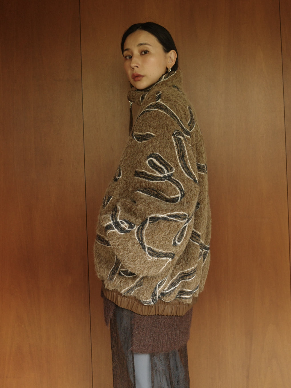 UND REVERSIBLE RIBBON BOA JACKET