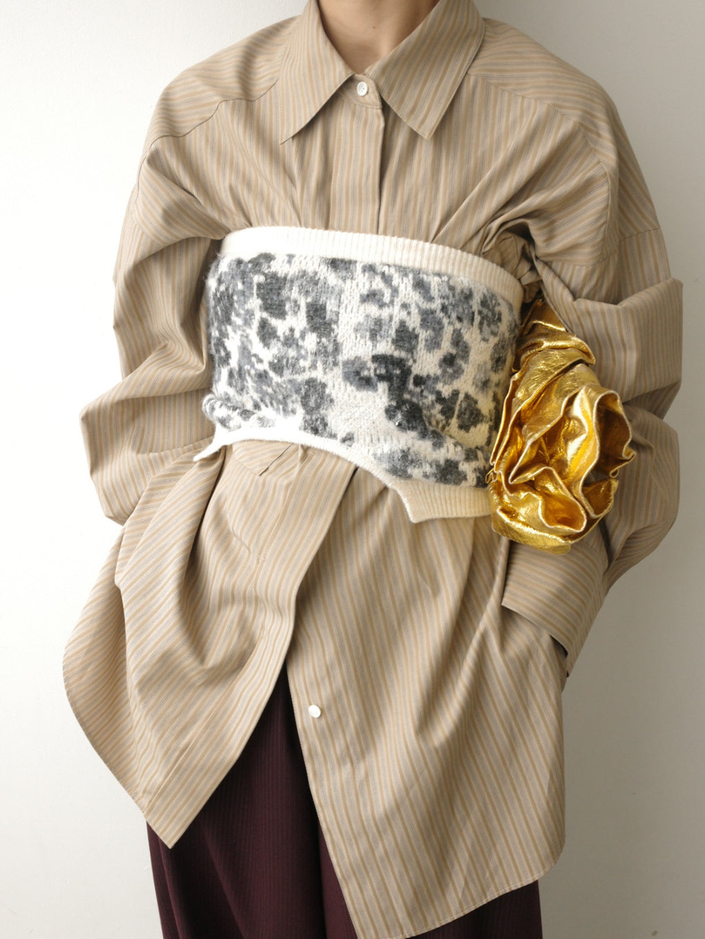 UND JACQUARD FLOWER BUISTIER SET KNIT