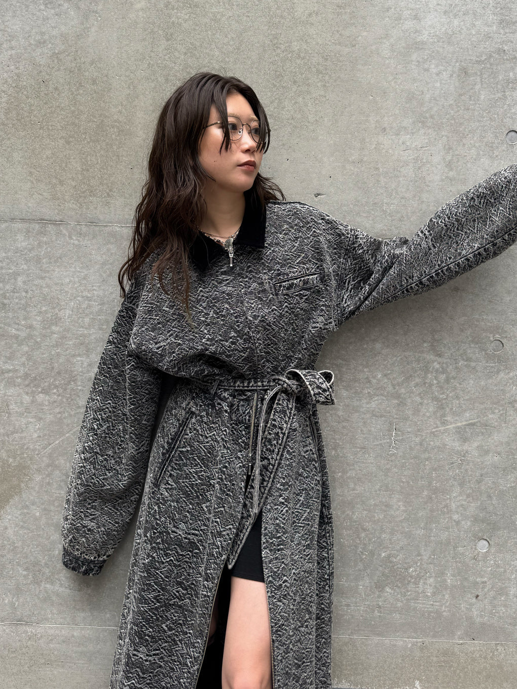 BLOUSON LIKE DENIM DRESS