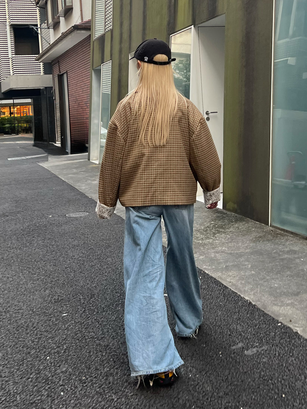 OVER WIDE SHOULDER JACKET