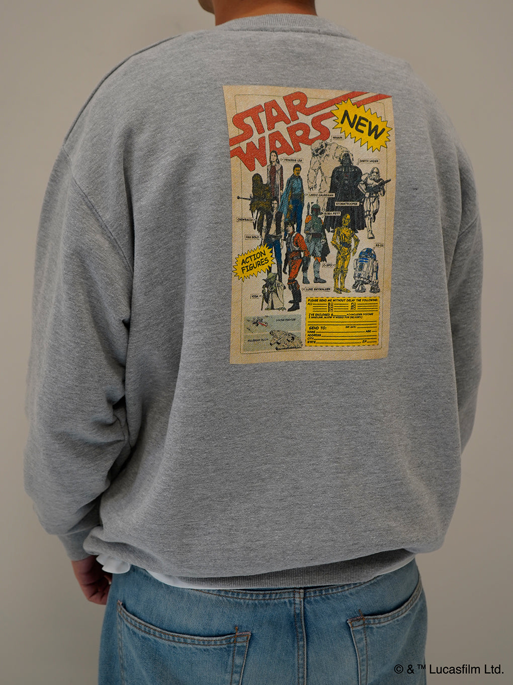 STAR WARS / GRAY  SWEAT