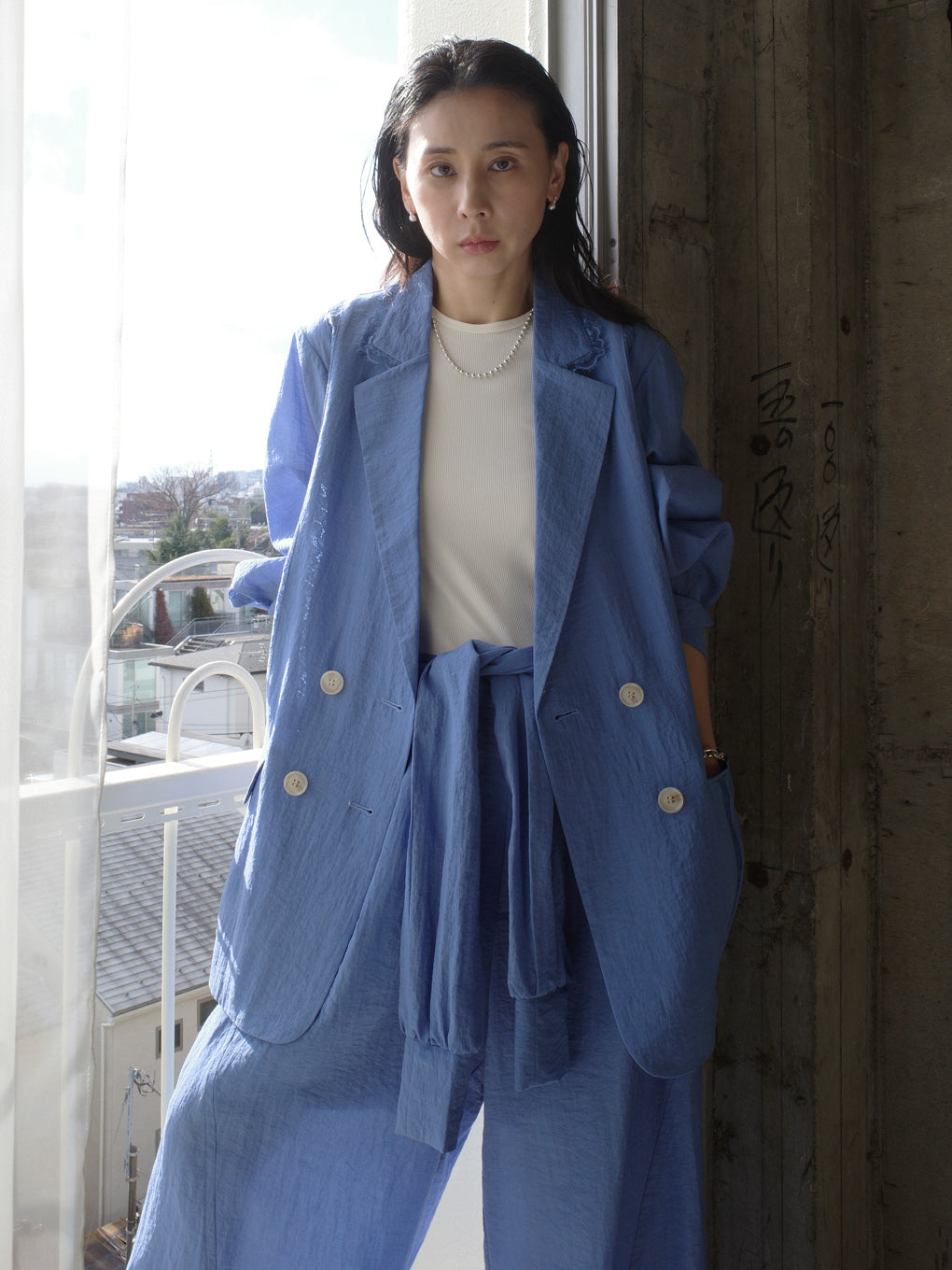 MEDI LINE LACE DOUBLE JACKET