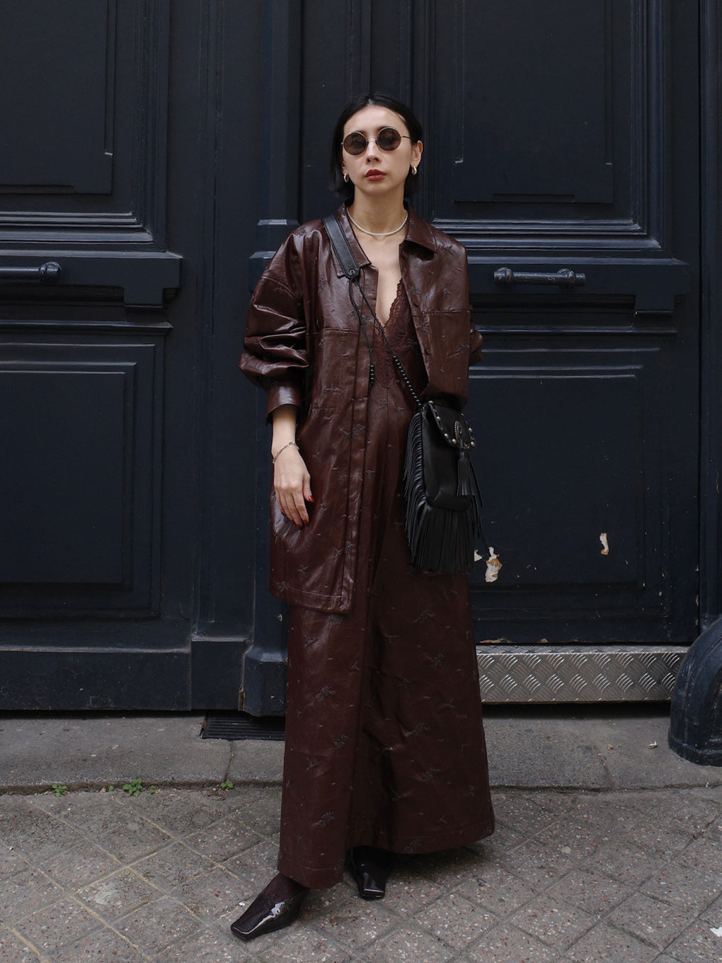 CHRISTINE EMBROIDERY DRESS