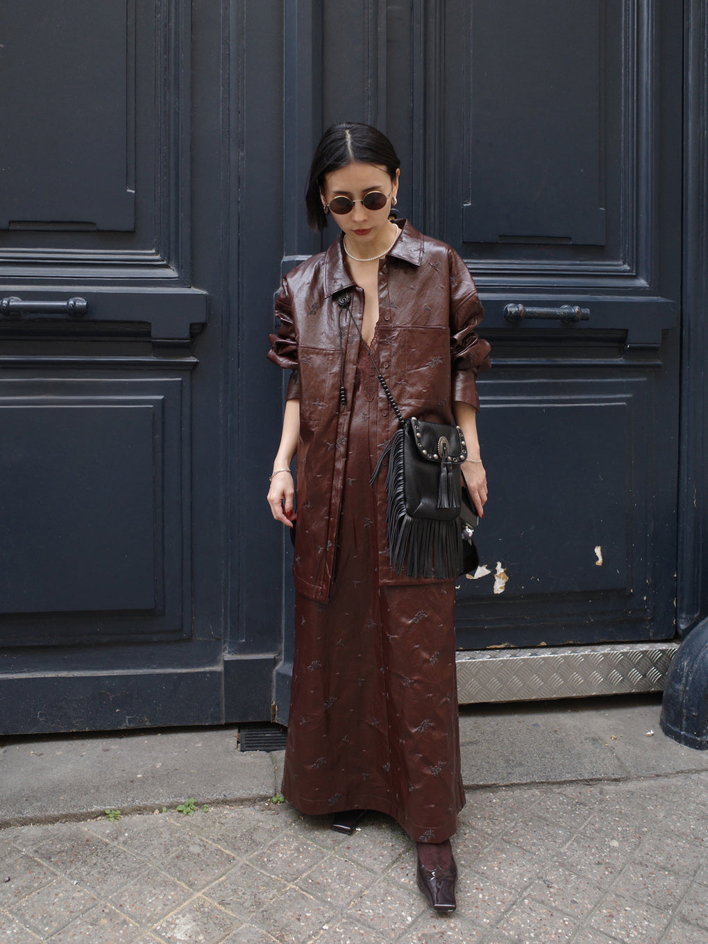 CHRISTINE EMBROIDERY DRESS